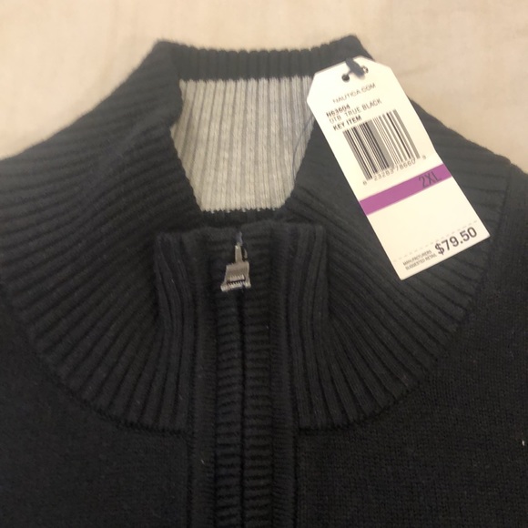 Men’s half zip Nautica sweater - Picture 3 of 6